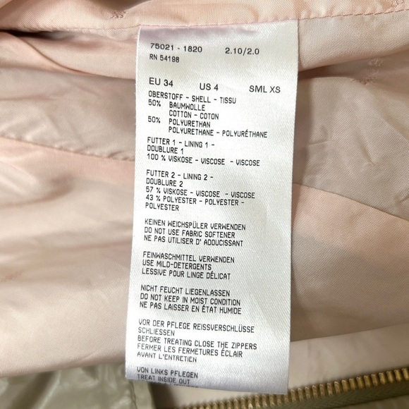 BOGNER Amanda Taupe Weather Resistant Rain Coat Jacket, Size Small / US 4 - Picture 13 of 16